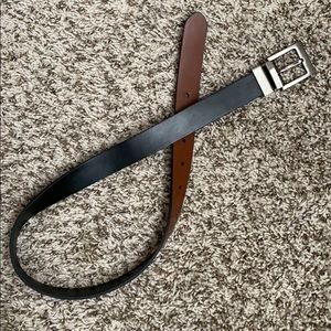 Boys Medium Size Leather Reversible Belt